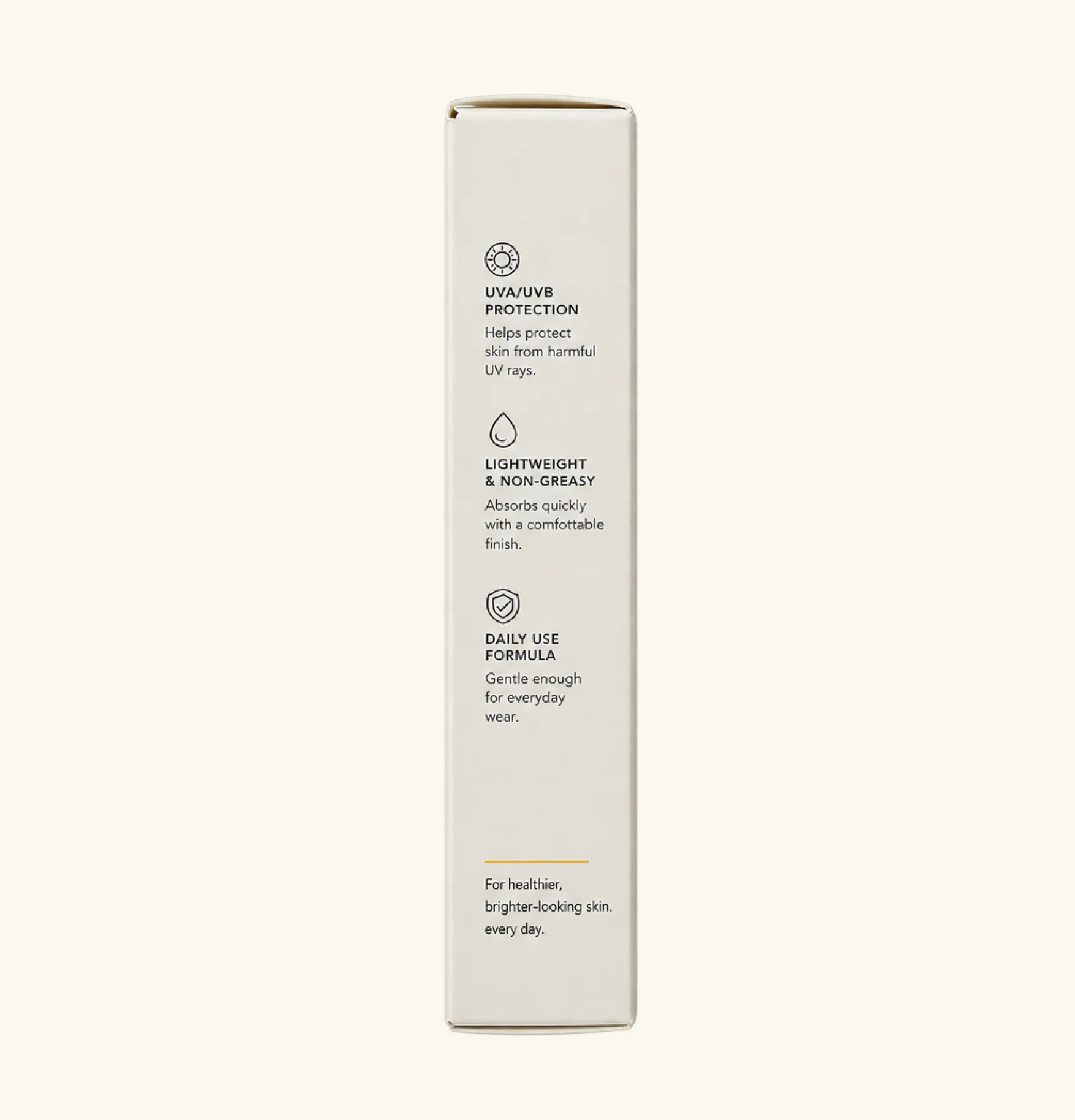 Sunscreen Gel white box, Left